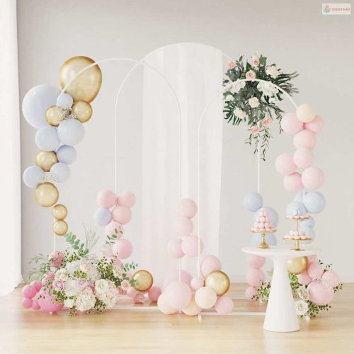 Esküvői Ív 3 pcs Fehér Acél