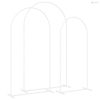 Esküvői Ív 3 pcs Fehér Acél