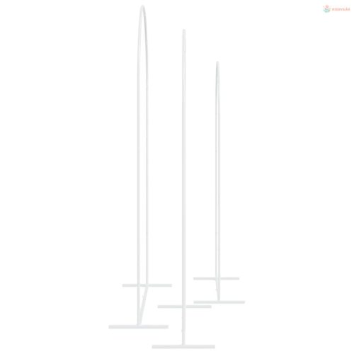 Esküvői Ív 3 pcs Fehér Acél