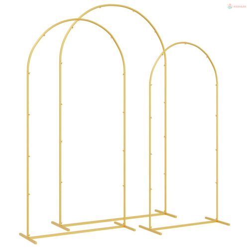 Esküvői Ív 3 pcs Arany Acél