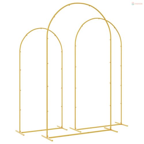 Esküvői Ív 3 pcs Arany Acél