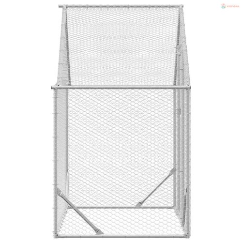 Csirkeketrec Ezüst 170 x 100 x 177 cm Horganyzott acél