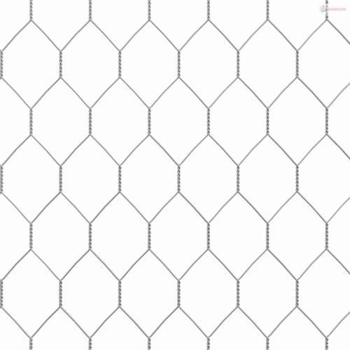 Csirkeketrec Ezüst 200x170x177cm Horganyzott acél