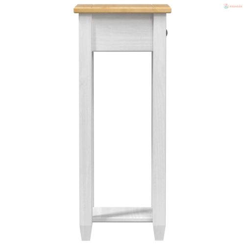 Növényállvány Fehér 30 x 30 x 73 cm Tömör fenyőfa