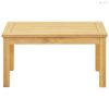 Dohányzóasztal Világos akác 70 x 40 x 36 cm Tömör Akácfa