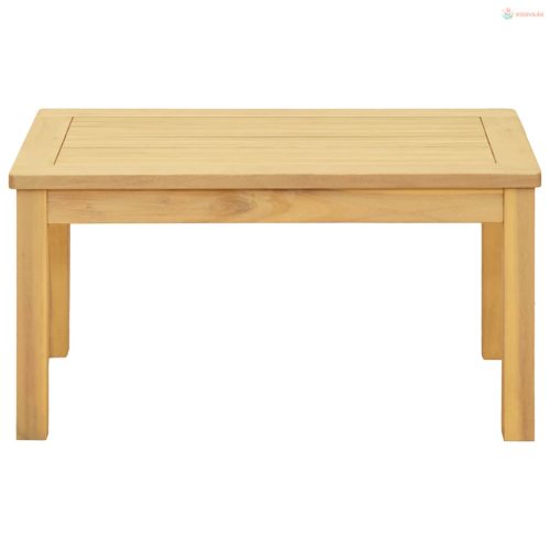 Dohányzóasztal Világos akác 70 x 40 x 36 cm Tömör Akácfa