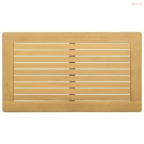 Dohányzóasztal Világos akác 70 x 40 x 36 cm Tömör Akácfa