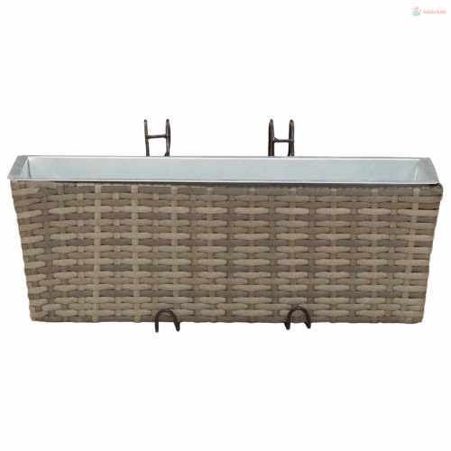 Erkély 2 pcs 50 x 17 x 17 cm Fém