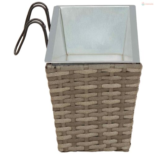 Erkély 2 pcs 50 x 17 x 17 cm Fém