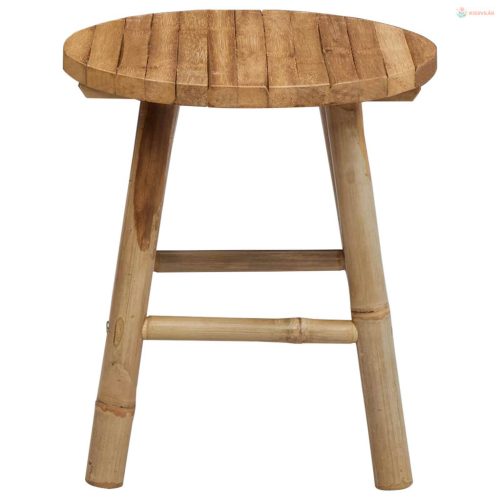 Kerti szék Világos Barna Ø 38 x 42 cm Bambusz