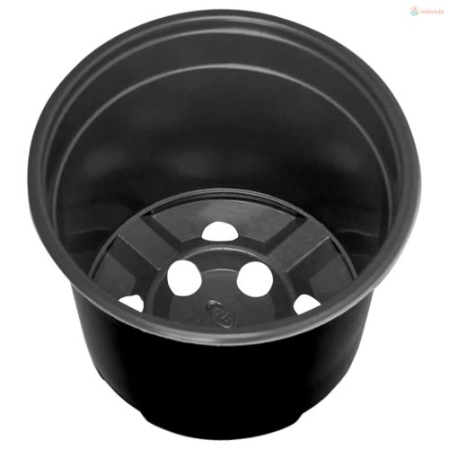 Kerek Virágcserép 50 pcs Fekete Ø 10 x 8 cm Műanyag