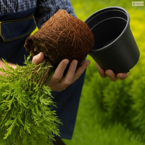 Kerek Virágcserép 50 pcs Fekete Ø 10 x 8 cm Műanyag