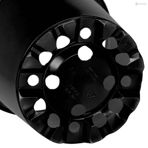 Virág Cserép 50 pcs Fekete Ø 15 x 13 cm Műanyag