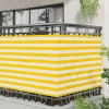 Erkély Szúnyogháló Sárga és Fehér 110 x 200 cm Oxford Szövet
