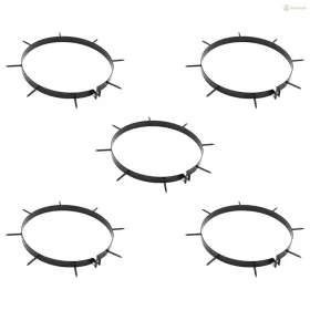 Fű Levegőztető Kengyel Cölöpökkel 5 pcs Ø 30 cm Acél