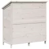 Kerti Szerkezet Fehér 106,5 x 56 x 113,5 cm Szerelt Fa