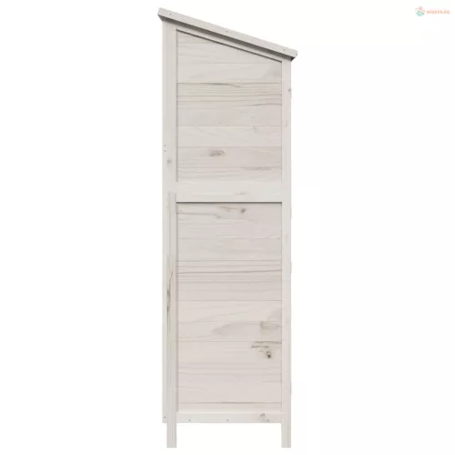 Kerti Szerkezet Fehér 106 x 56 x 176,5 cm Szilárd fenyőfa