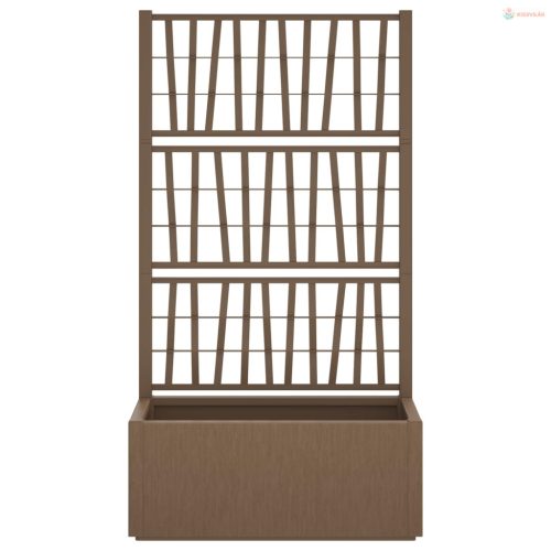 Kertész cserép rácsos változattal Barna 80 x 36 x 140 cm PP