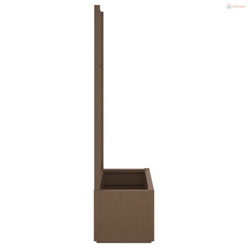 Kertész cserép rácsos változattal Barna 80 x 36 x 140 cm PP