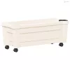 Calypso cserép kerekekkel Fehér 79 x 35 x 33 cm PP
