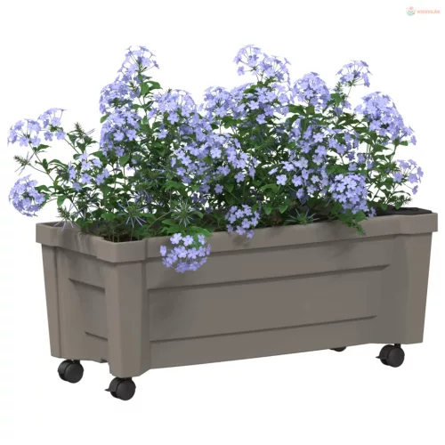 Calypso cserép kerekekkel Szürke 79 x 35 x 33 cm PP