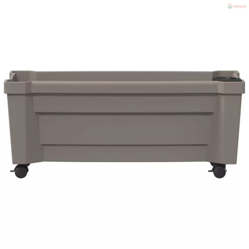 Calypso cserép kerekekkel Szürke 79 x 35 x 33 cm PP
