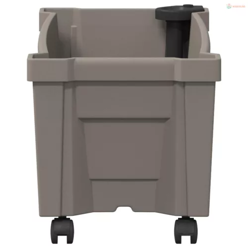 Calypso cserép kerekekkel Szürke 79 x 35 x 33 cm PP
