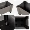 Calypso cserép kerekekkel Szürke 79 x 35 x 33 cm PP