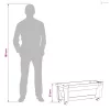 Calypso cserép kerekekkel Szürke 79 x 35 x 33 cm PP