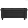 Calypso cserép kerekekkel Antracitszürke 79 x 35 x 33 cm PP