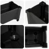 Calypso cserép kerekekkel Antracitszürke 79 x 35 x 33 cm PP