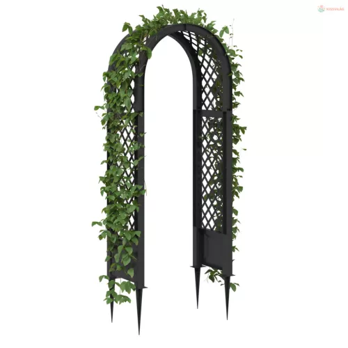 Rózsás Ív Tüskékkel Antracitszürke 97 x 43 x 218 cm PP