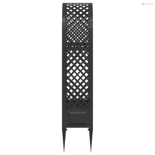 Rózsás Ív Tüskékkel Antracitszürke 97 x 43 x 218 cm PP