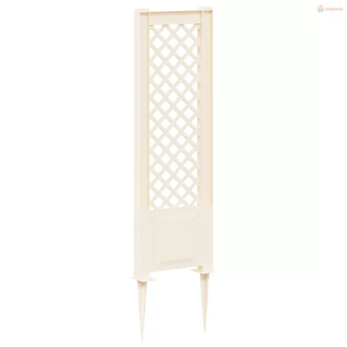 Trellis tüskével Fehér 43 x 6 x 165 cm PP
