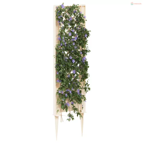 Trellis tüskével Fehér 43 x 6 x 165 cm PP