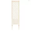 Trellis tüskével Fehér 43 x 6 x 165 cm PP