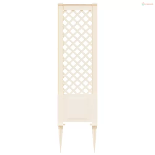 Trellis tüskével Fehér 43 x 6 x 165 cm PP