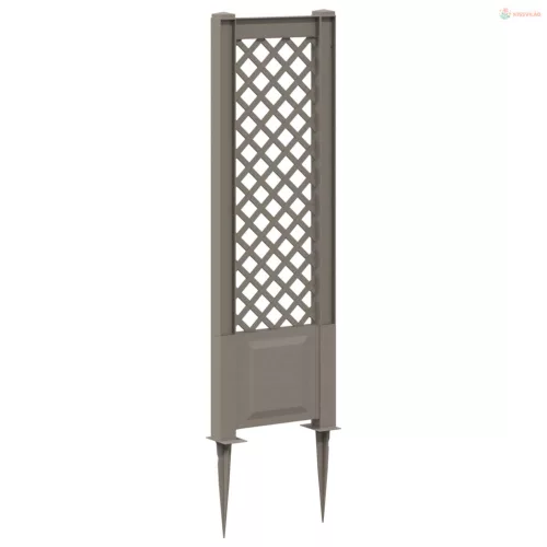 Trellis tüskével Szürke 43 x 6 x 165 cm PP