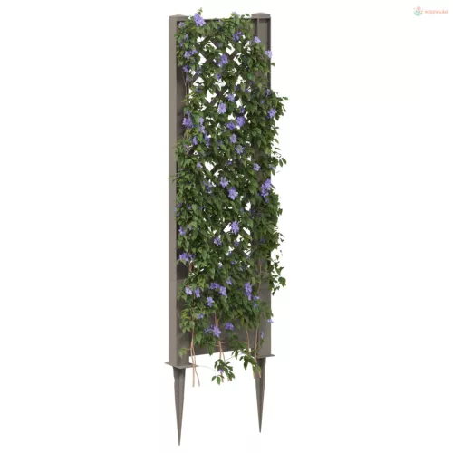 Trellis tüskével Szürke 43 x 6 x 165 cm PP
