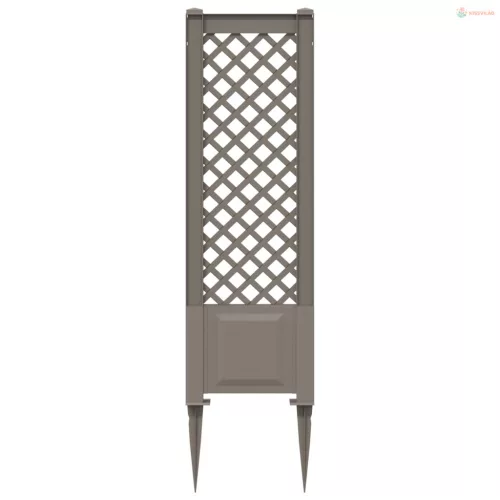 Trellis tüskével Szürke 43 x 6 x 165 cm PP