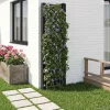 Trellis tüskével Antracitszürke 43 x 6 x 165 cm PP