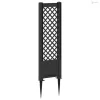 Trellis tüskével Antracitszürke 43 x 6 x 165 cm PP