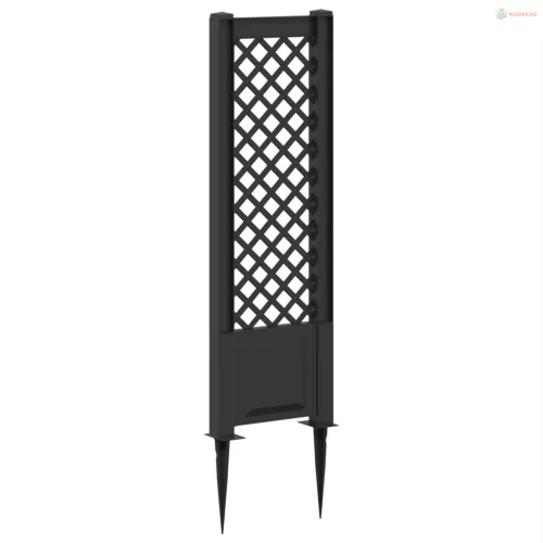 Trellis tüskével Antracitszürke 43 x 6 x 165 cm PP