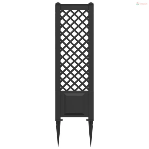 Trellis tüskével Antracitszürke 43 x 6 x 165 cm PP