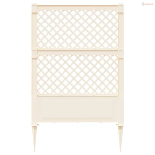 Trellis tüskével Fehér 99 x 6 x 165 cm PP