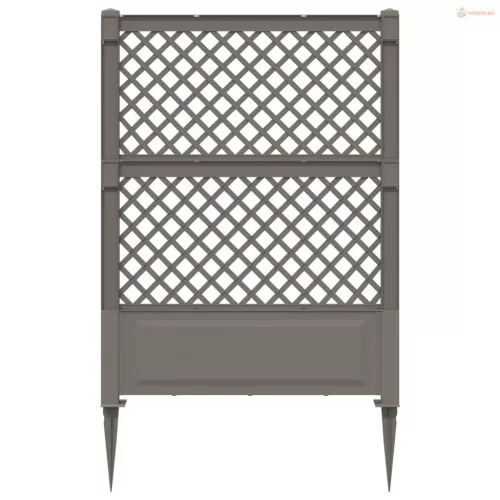 Trellis tüskével Szürke 99 x 6 x 165 cm PP