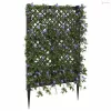 Trellis tüskével Antracitszürke 99 x 6 x 165 cm PP