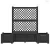 Kerti Pad Kopenhágában Antracitszürke 173 x 49 x 135,5 cm PP