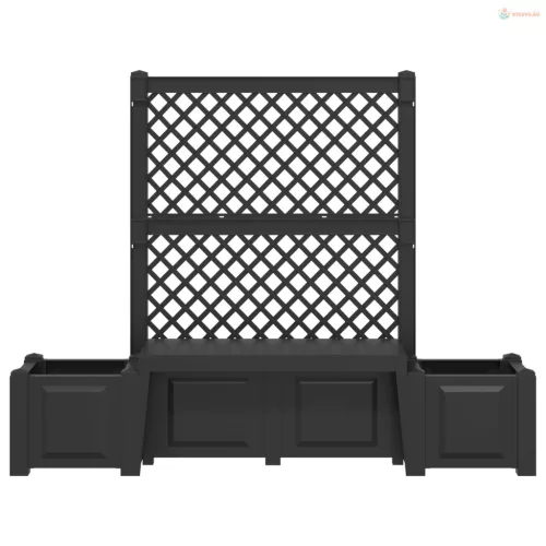 Kerti Pad Kopenhágában Antracitszürke 173 x 49 x 135,5 cm PP