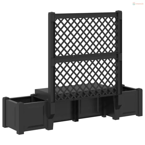 Kerti Pad Kopenhágában Antracitszürke 173 x 49 x 135,5 cm PP